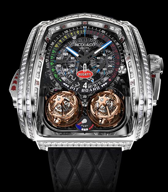 Buy Jacob & Co Twin Turbo Furious Bugatti Baguette TT800.30.BD.UA.A Replica watch